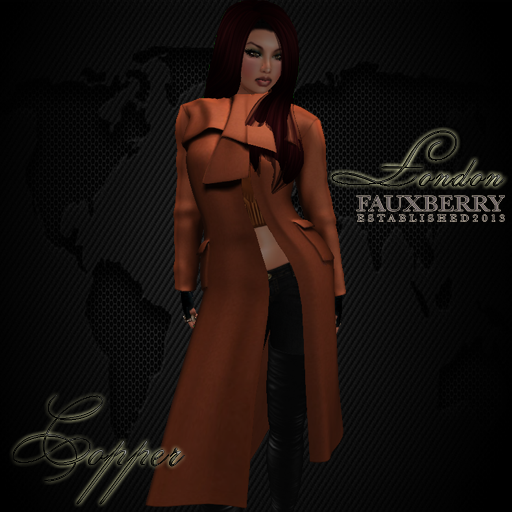 Fauxberry - London - Copper Silk Tweed Ad